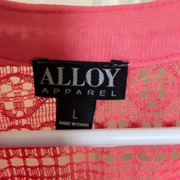 ALLOY Sheer Blouse - Size Large - Picture 3 of 5